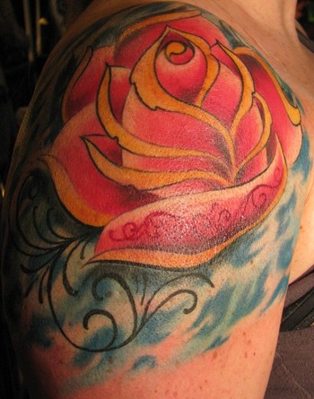 Looking for unique  Tattoos? Philly Rose w/ Leopard Print